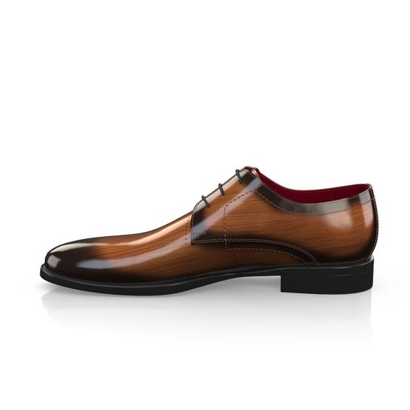 Bashwood Handmade Brown Patina Leather Oxfords main image 7